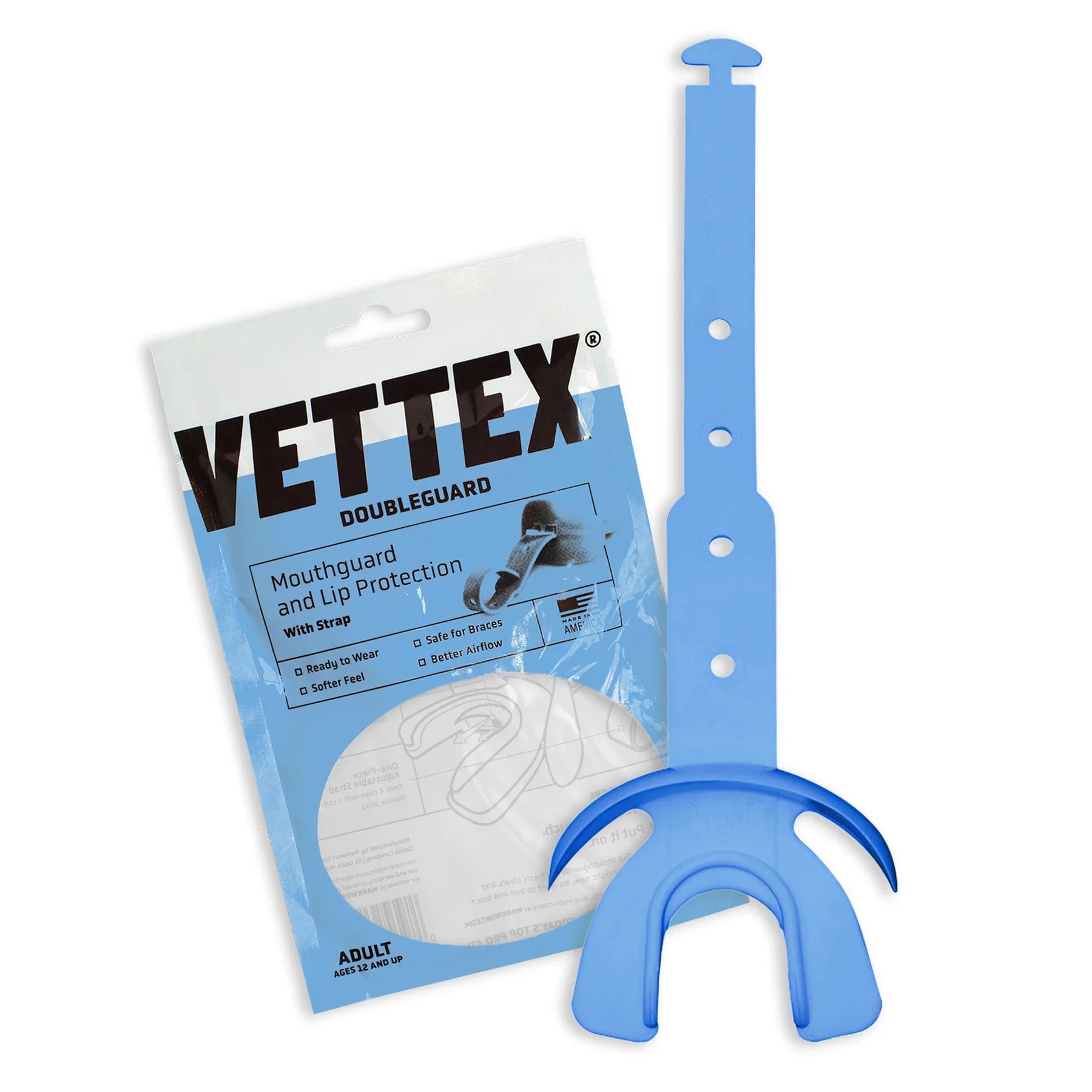 Vettex DoubleGuard Mouthguard with Lip Protection