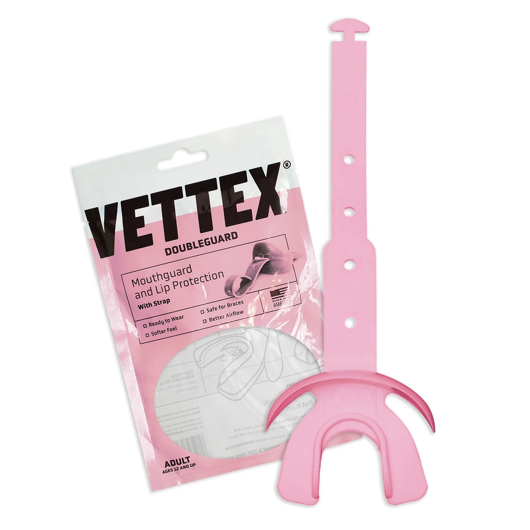 Vettex DoubleGuard Mouthguard with Lip Protection