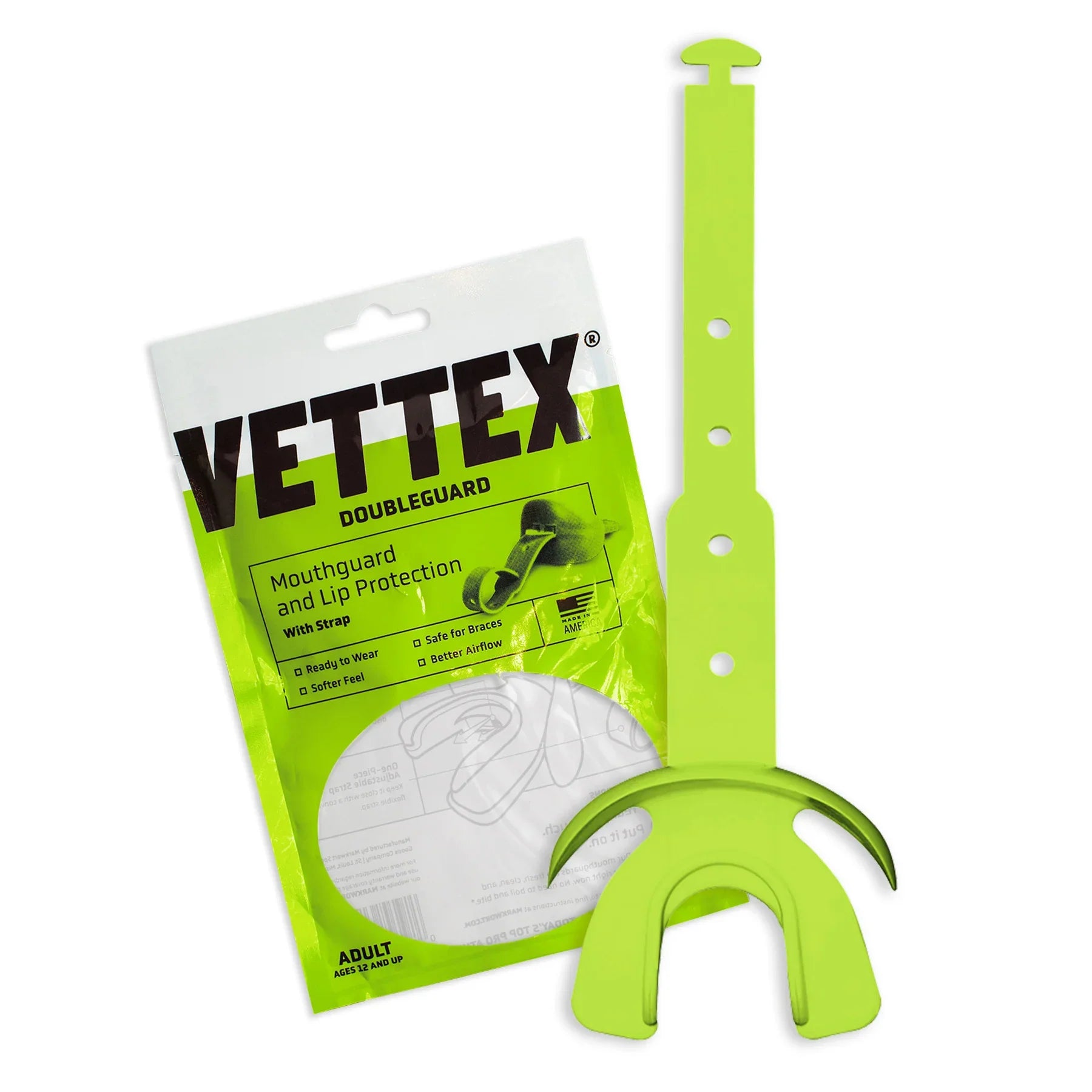 Vettex DoubleGuard Mouthguard with Lip Protection