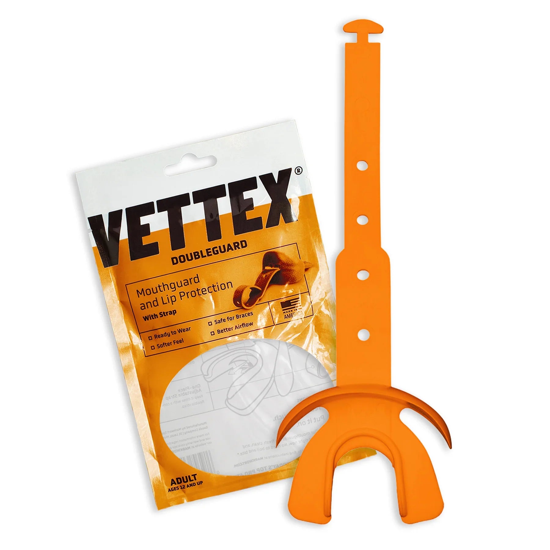 Vettex DoubleGuard Mouthguard with Lip Protection