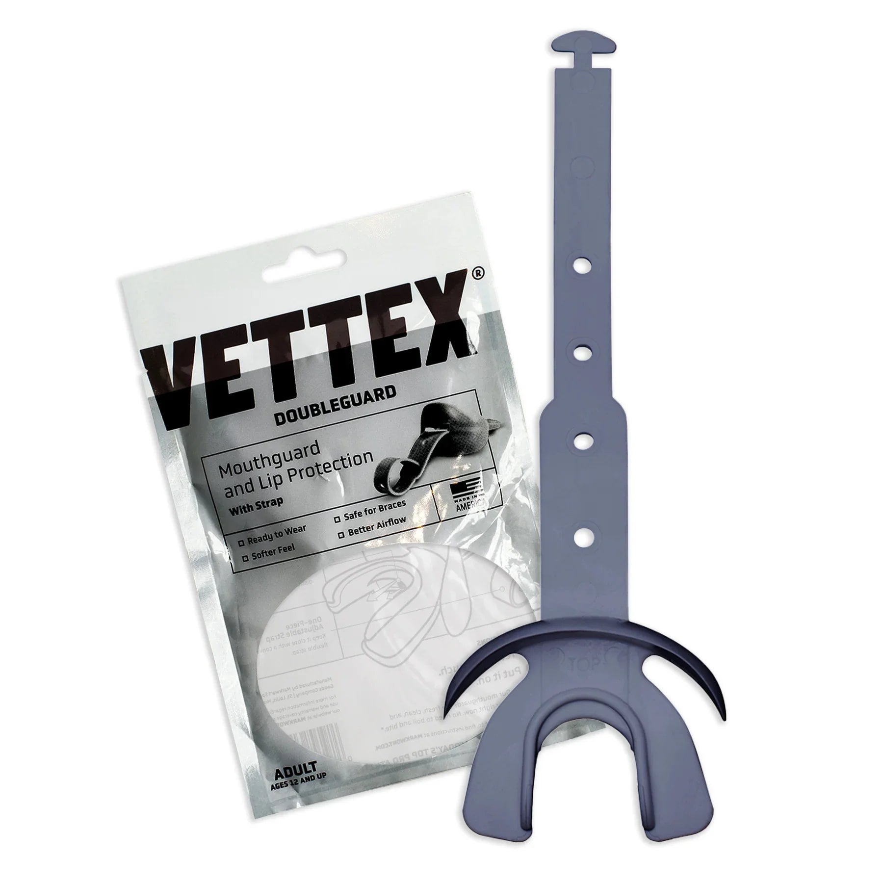 Vettex DoubleGuard Mouthguard with Lip Protection